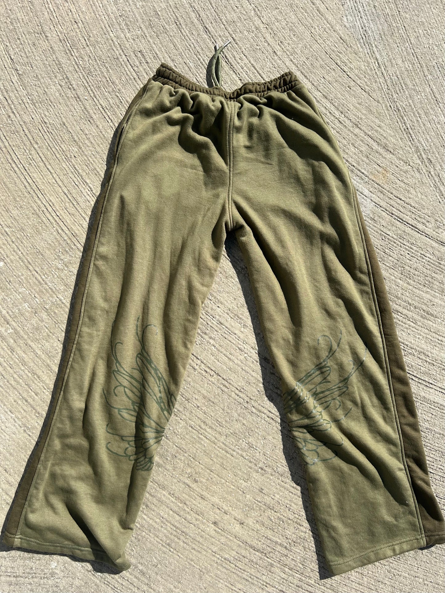 ARMY GREEN SWEATPANTS