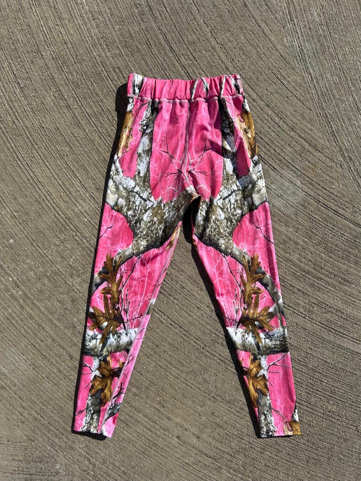 PINK CAMO LEGGINGS